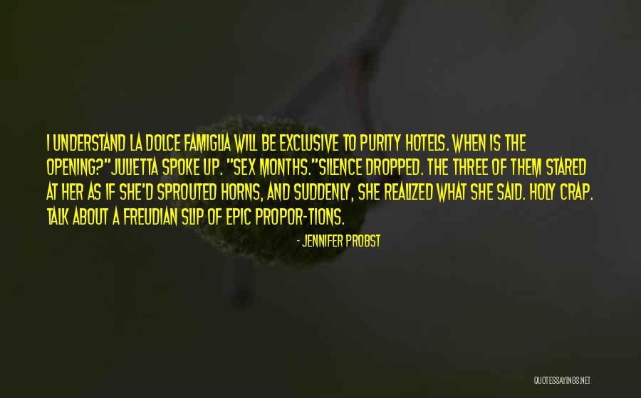 Holy Crap Quotes By Jennifer Probst Holy Crap Quotes By Jennifer Probst
