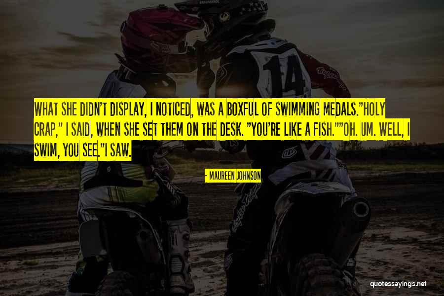Holy Crap Quotes By Maureen Johnson Holy Crap Quotes By Maureen Johnson
