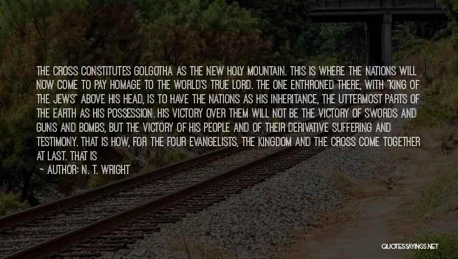 Holy Cross Quotes By N. T. Wright