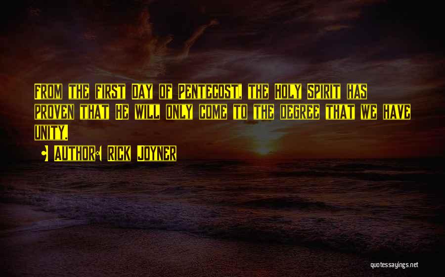 Holy Day Quotes By Rick Joyner