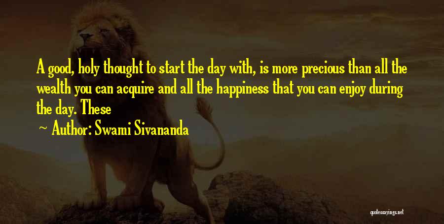 Holy Day Quotes By Swami Sivananda