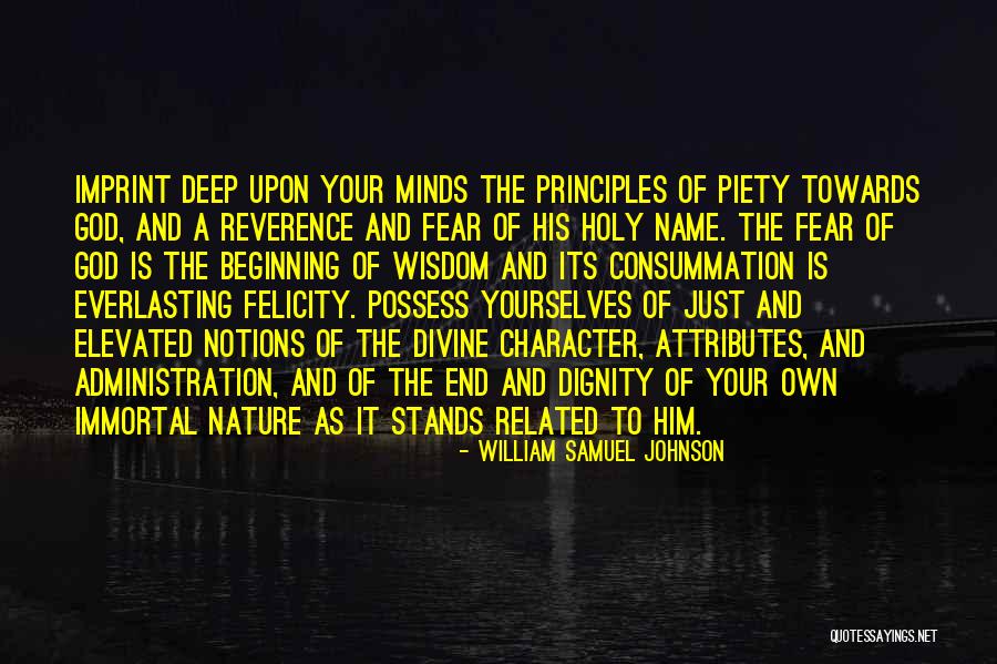 Holy Fear Quotes By William Samuel Johnson Holy Fear Quotes By William Samuel Johnson