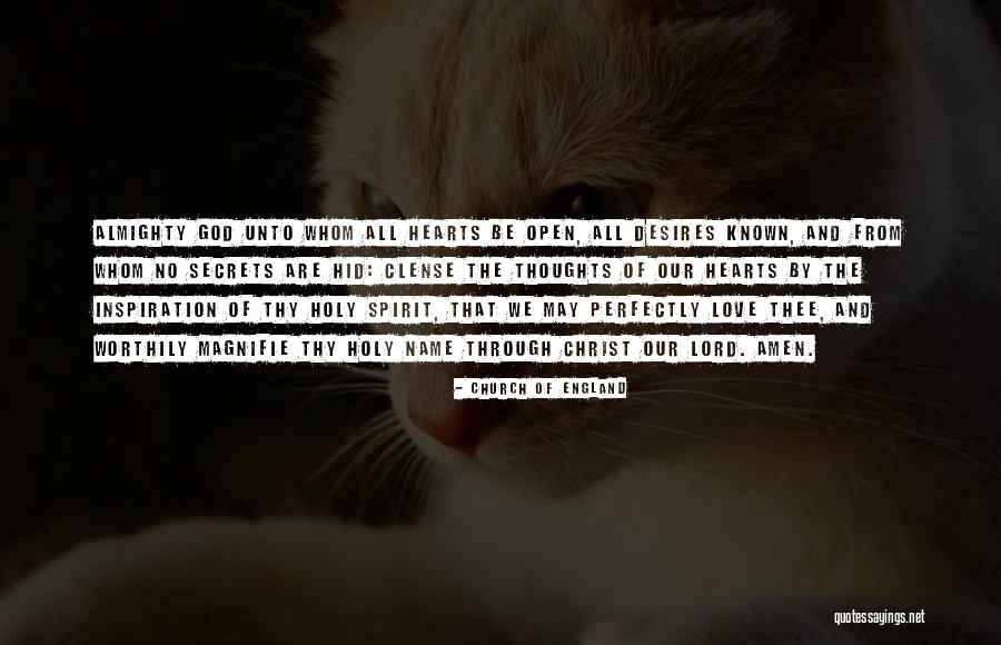 Holy Holy Lord God Almighty Quotes By Church Of England Holy Holy Lord God Almighty Quotes By Church Of England