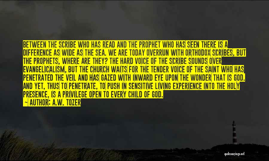 Holy Prophet Quotes By A.W. Tozer