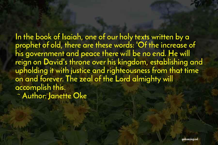 Holy Prophet Quotes By Janette Oke