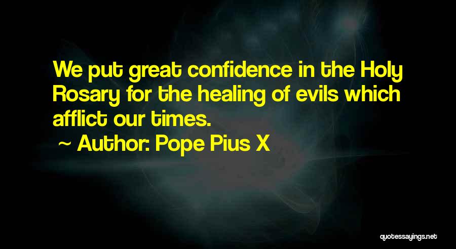 Holy Rosary Quotes By Pope Pius X
