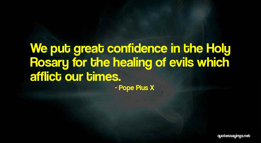 Holy Rosary Quotes By Pope Pius X