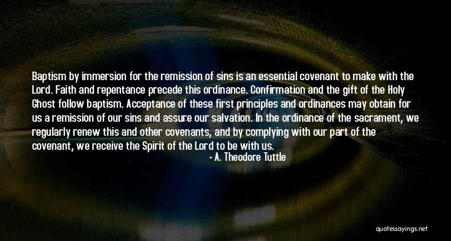 Holy Sacrament Quotes By A. Theodore Tuttle Holy Sacrament Quotes By A. Theodore Tuttle