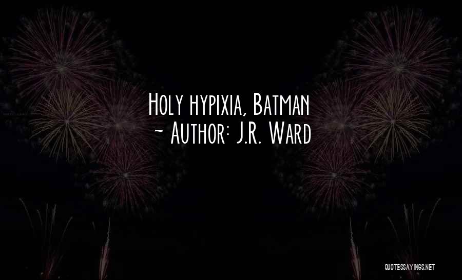 Holy Something Batman Quotes By J.R. Ward