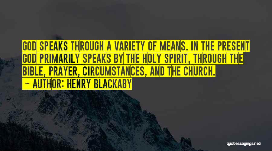 Holy Spirit In The Bible Quotes By Henry Blackaby