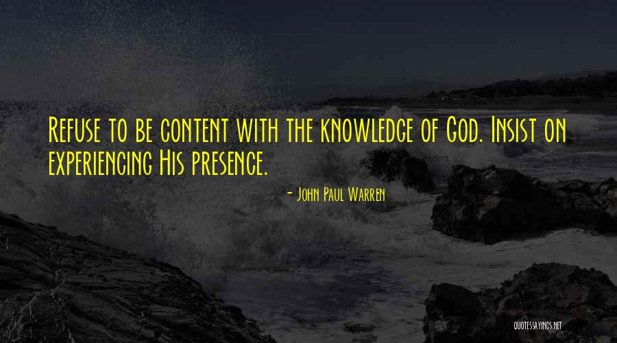 Holy Spirit Of God Quotes By John Paul Warren Holy Spirit Of God Quotes By John Paul Warren