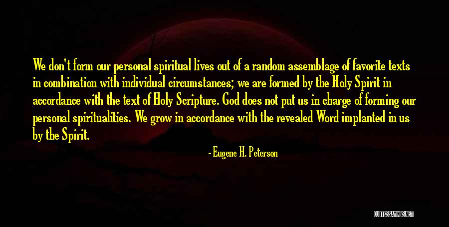 Holy Texts Quotes By Eugene H. Peterson Holy Texts Quotes By Eugene H. Peterson