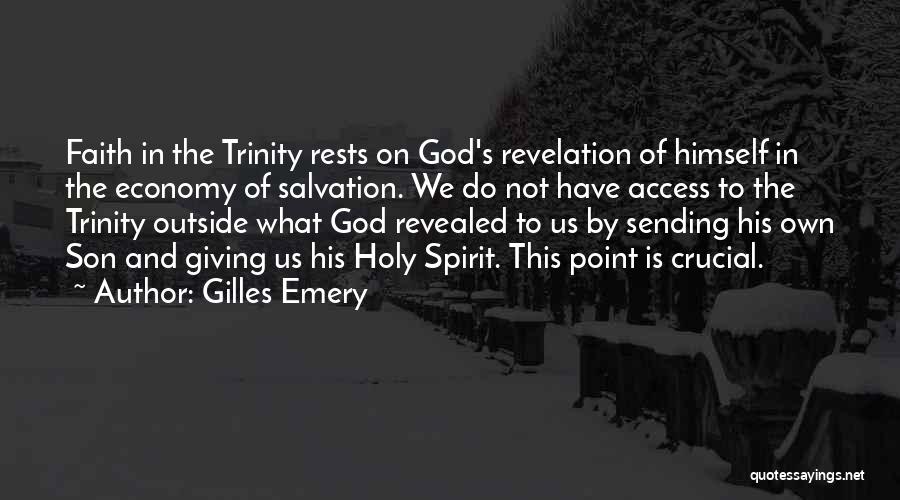 Holy Trinity Quotes By Gilles Emery