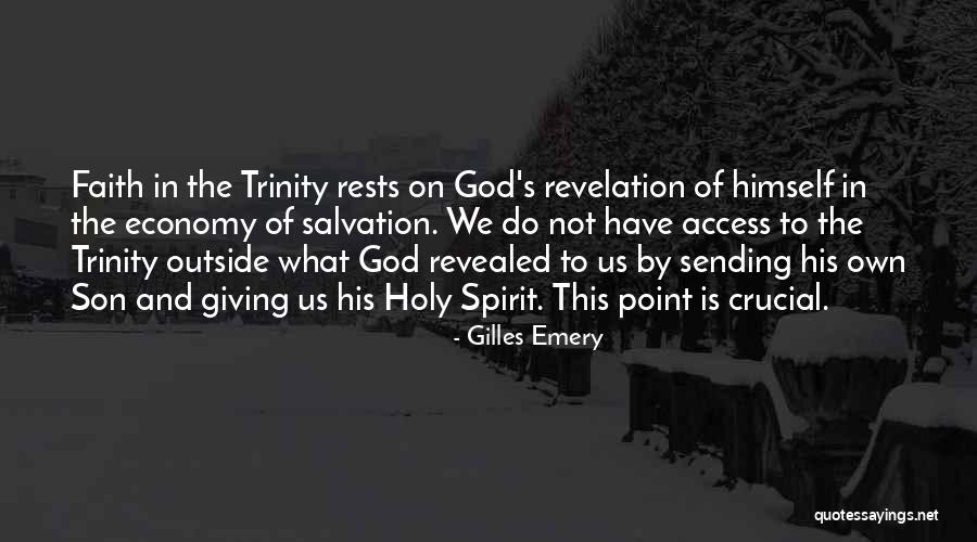 Holy Trinity Quotes By Gilles Emery