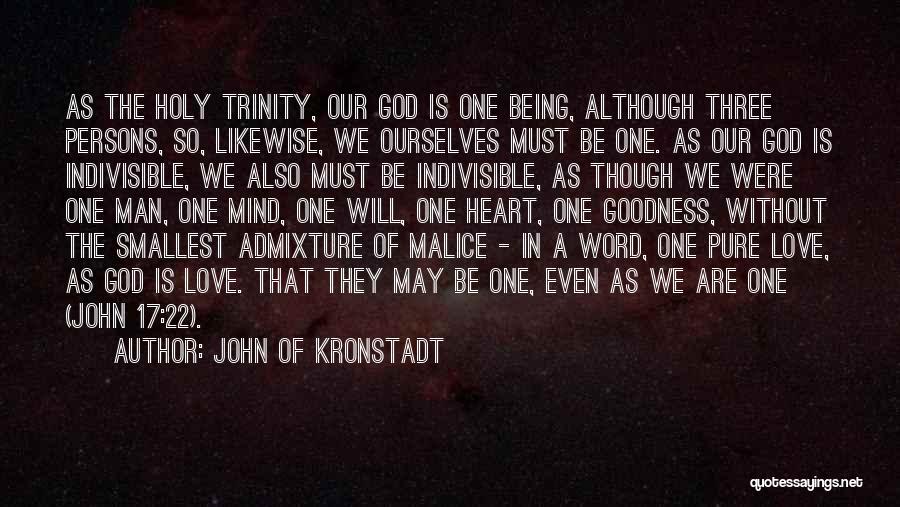 Holy Trinity Quotes By John Of Kronstadt
