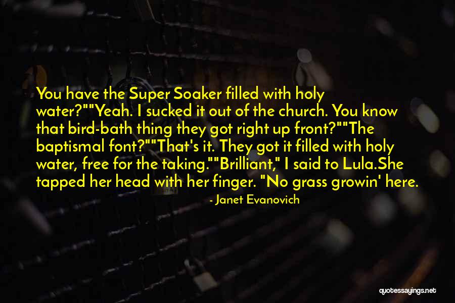 Holy Water Quotes By Janet Evanovich