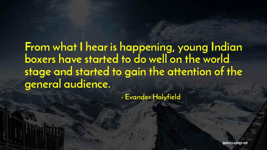 Holyfield Quotes By Evander Holyfield