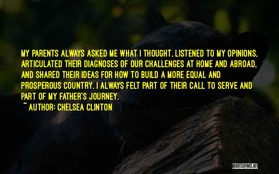 Home And Journey Quotes By Chelsea Clinton