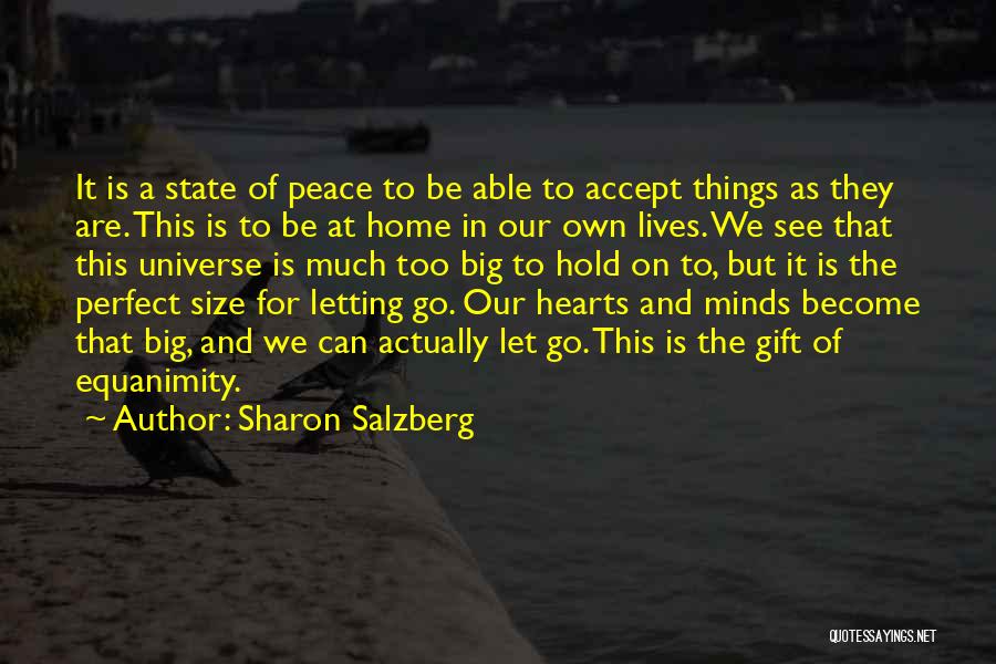 Home And Peace Quotes By Sharon Salzberg