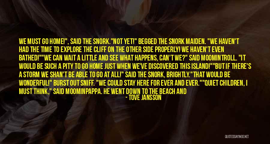 Home At The Beach Quotes By Tove Jansson Home At The Beach Quotes By Tove Jansson