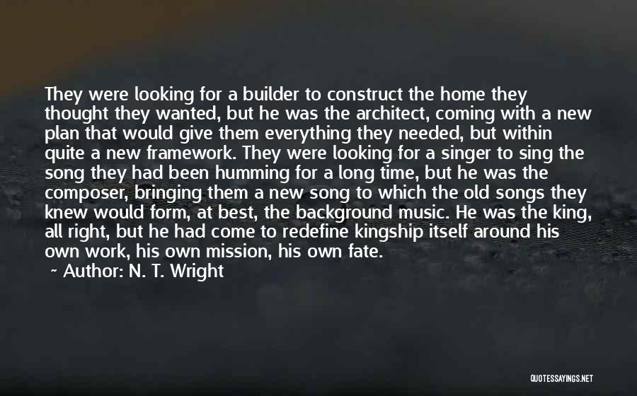 Home Builder Quotes By N. T. Wright
