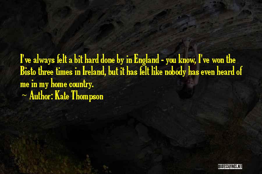 Home Country Quotes By Kate Thompson