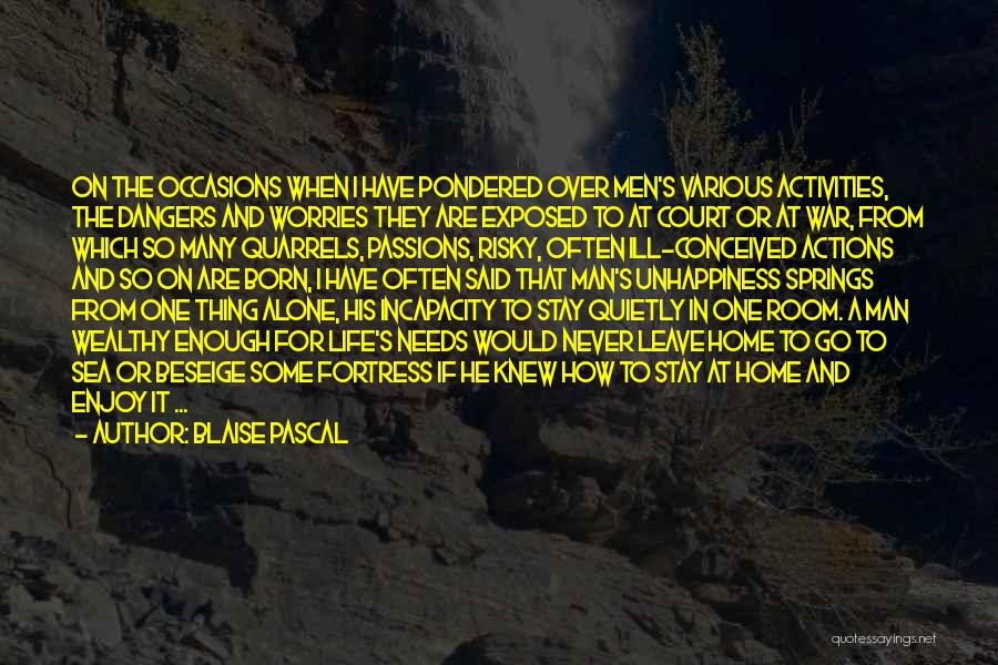 Home Court Quotes By Blaise Pascal