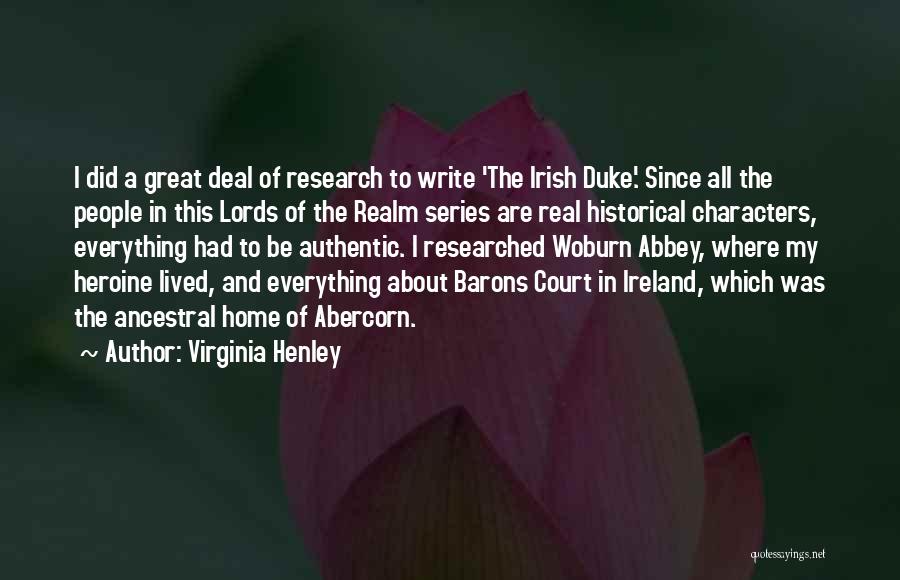 Home Court Quotes By Virginia Henley