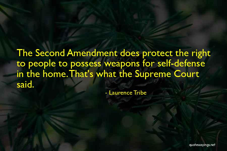 Home Defense Quotes By Laurence Tribe Home Defense Quotes By Laurence Tribe