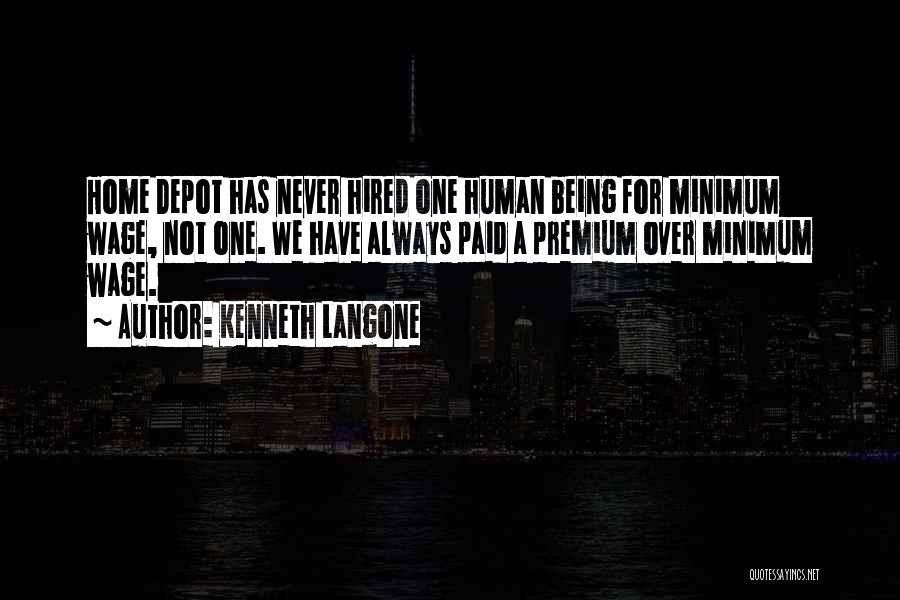 Home Depot Quotes By Kenneth Langone