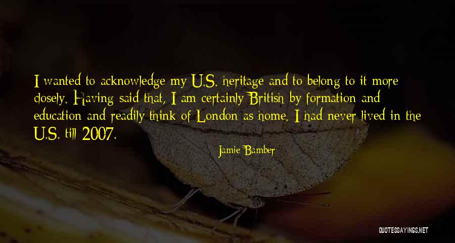 Home Education Quotes By Jamie Bamber Home Education Quotes By Jamie Bamber