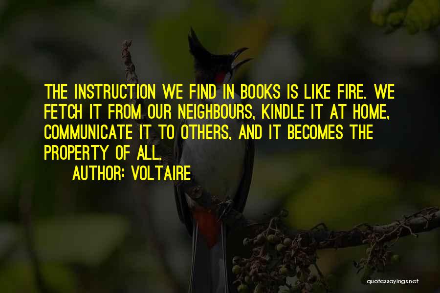 Home From Books Quotes By Voltaire