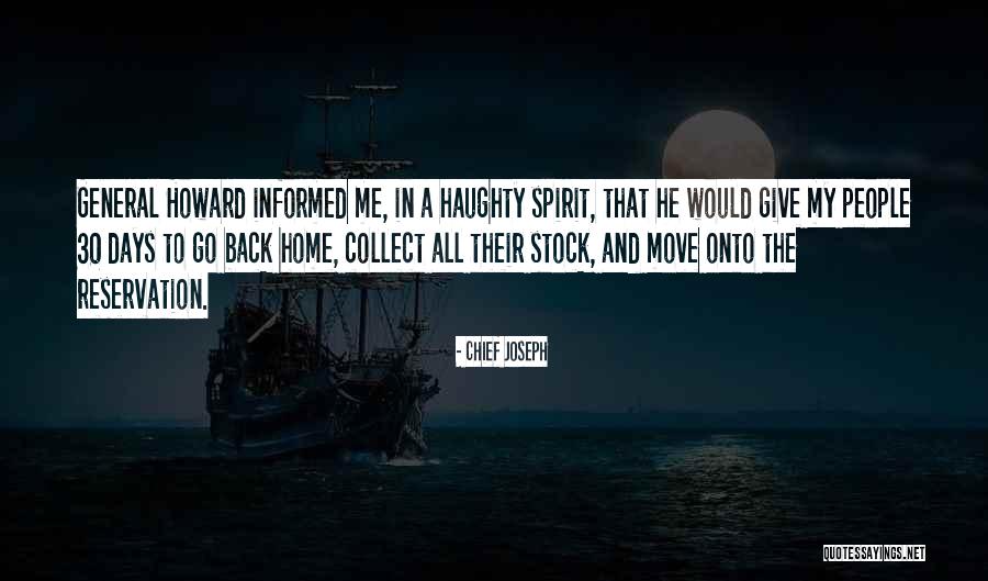 Home Howard Quotes By Chief Joseph Home Howard Quotes By Chief Joseph