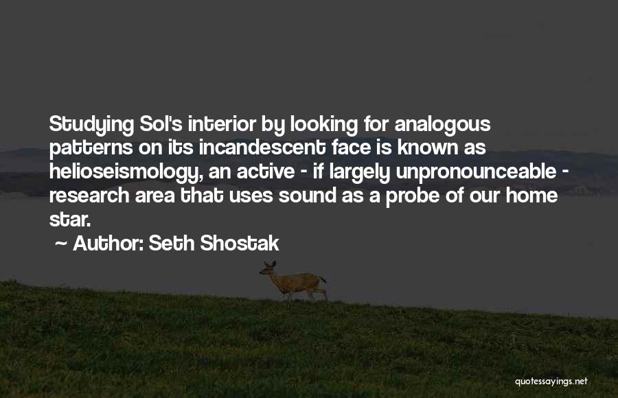 Home Interior Quotes By Seth Shostak