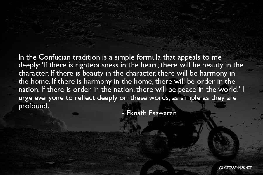 Home Is In The Heart Quotes By Eknath Easwaran