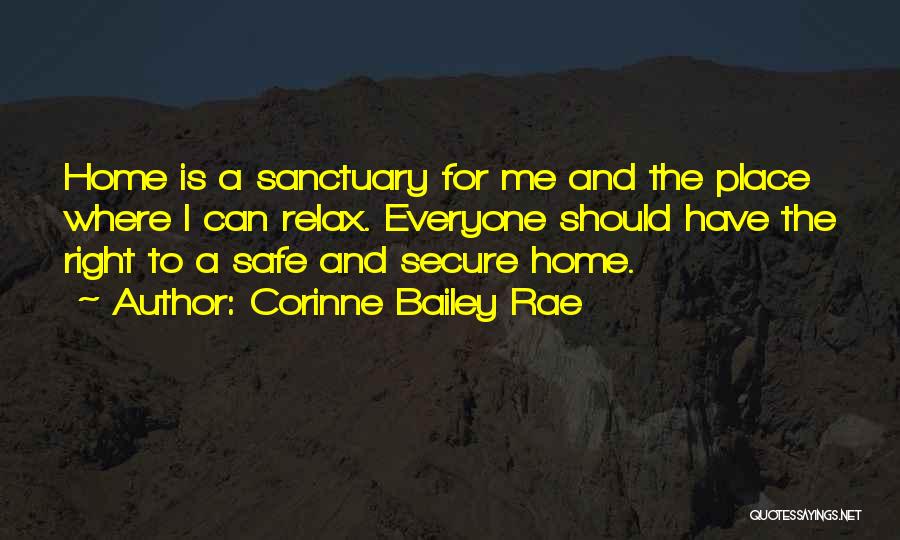 Home Is Safe Quotes By Corinne Bailey Rae