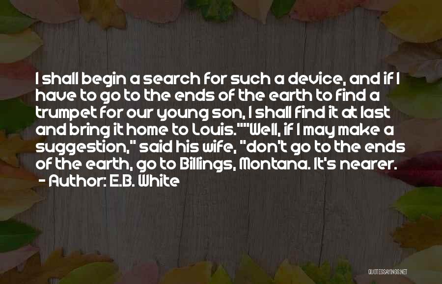 Home Search Quotes By E.B. White