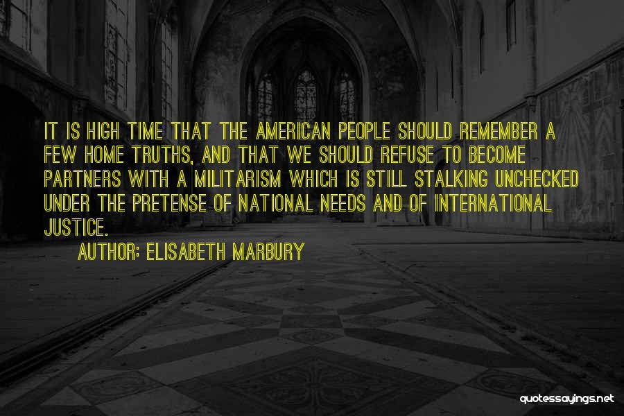 Home Truths Quotes By Elisabeth Marbury