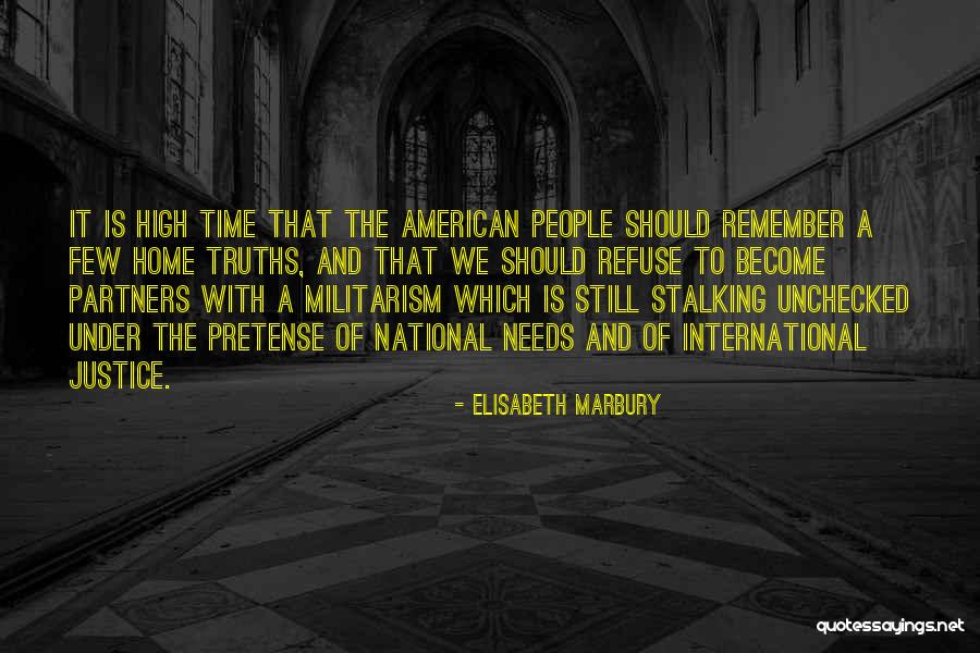 Home Truths Quotes By Elisabeth Marbury