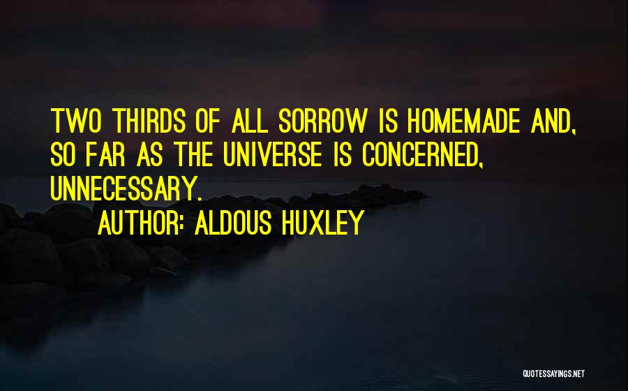 Homemade Quotes By Aldous Huxley