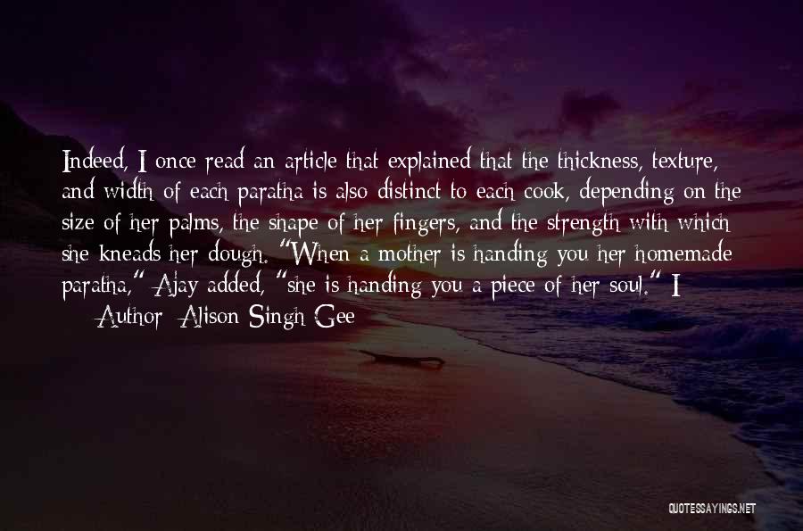 Homemade Quotes By Alison Singh Gee