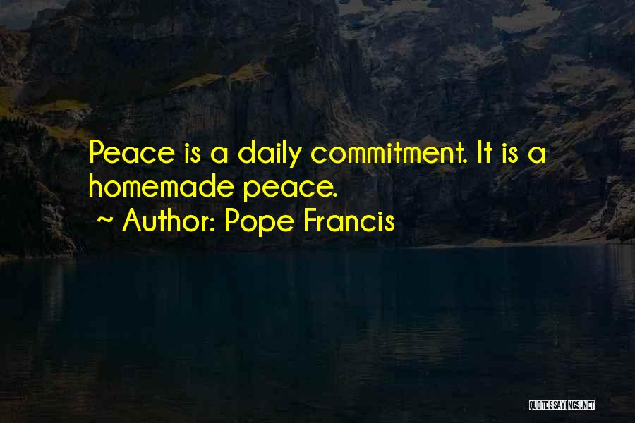 Homemade Quotes By Pope Francis