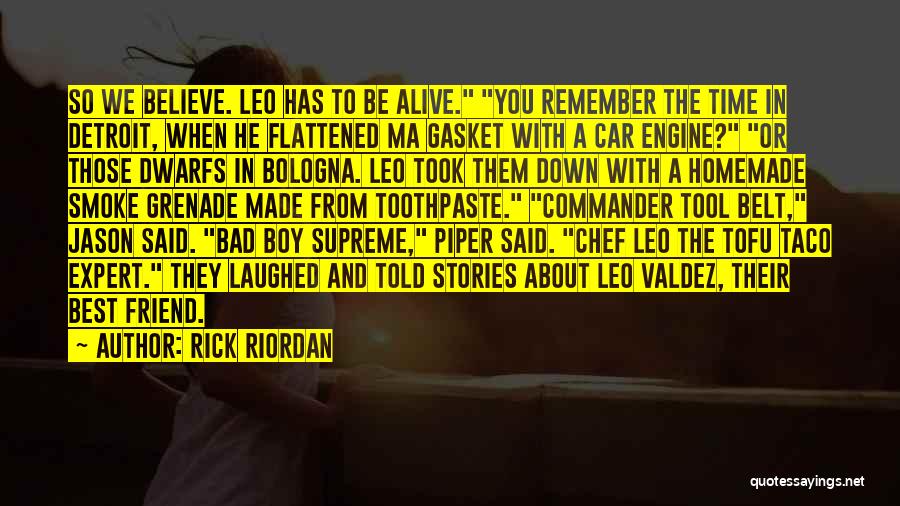 Homemade Quotes By Rick Riordan