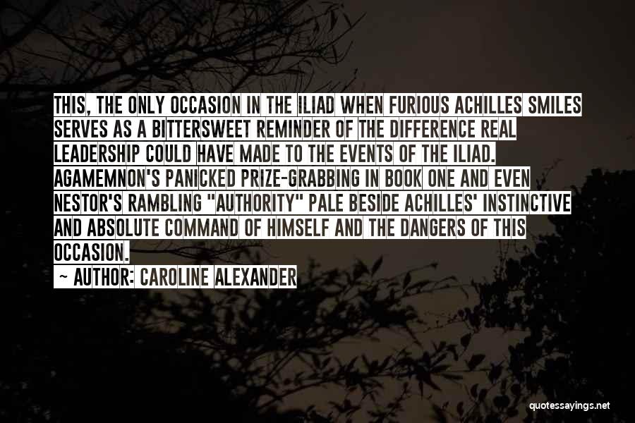 Homer Iliad Quotes By Caroline Alexander