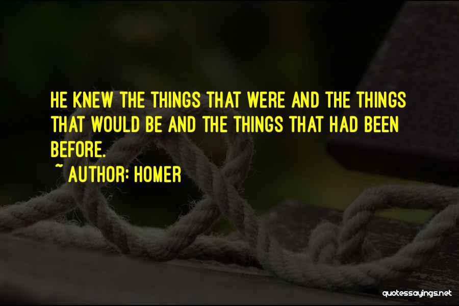 Homer Iliad Quotes By Homer