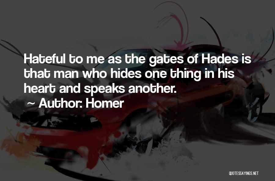 Homer Iliad Quotes By Homer