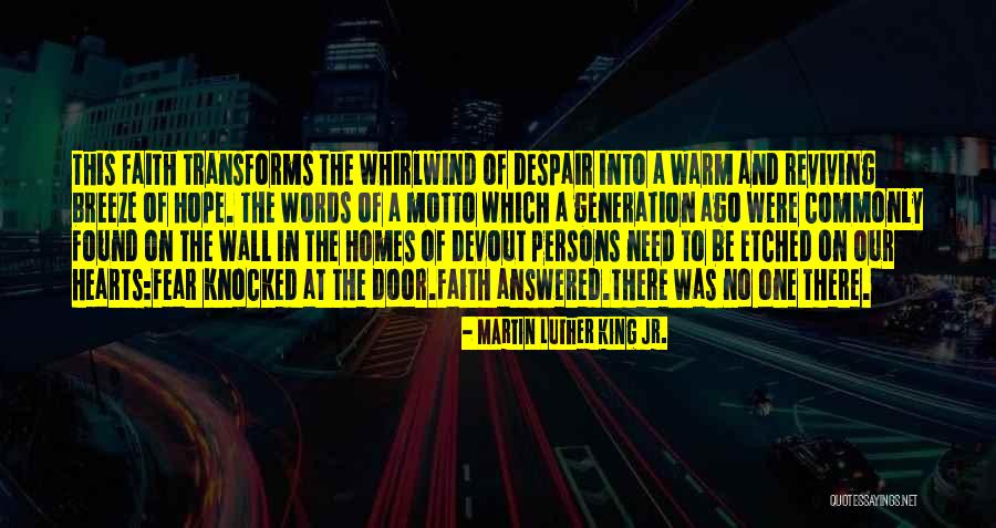 Homes And Hearts Quotes By Martin Luther King Jr.