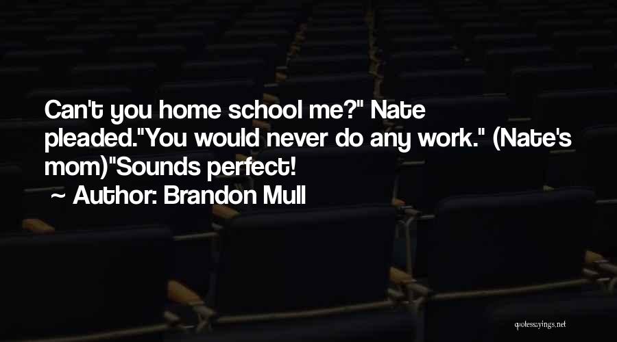 Homeschool Humor Quotes By Brandon Mull