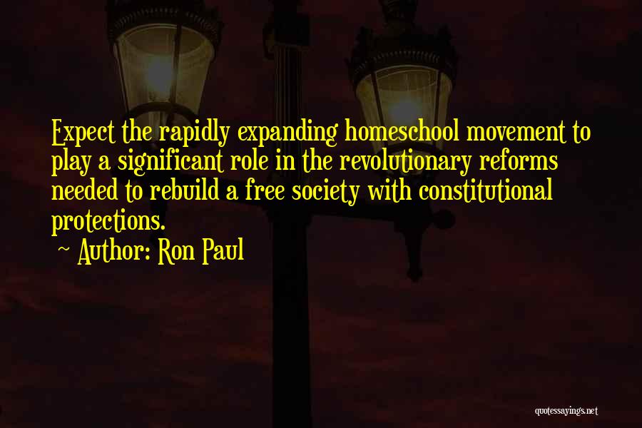 Homeschool Quotes By Ron Paul