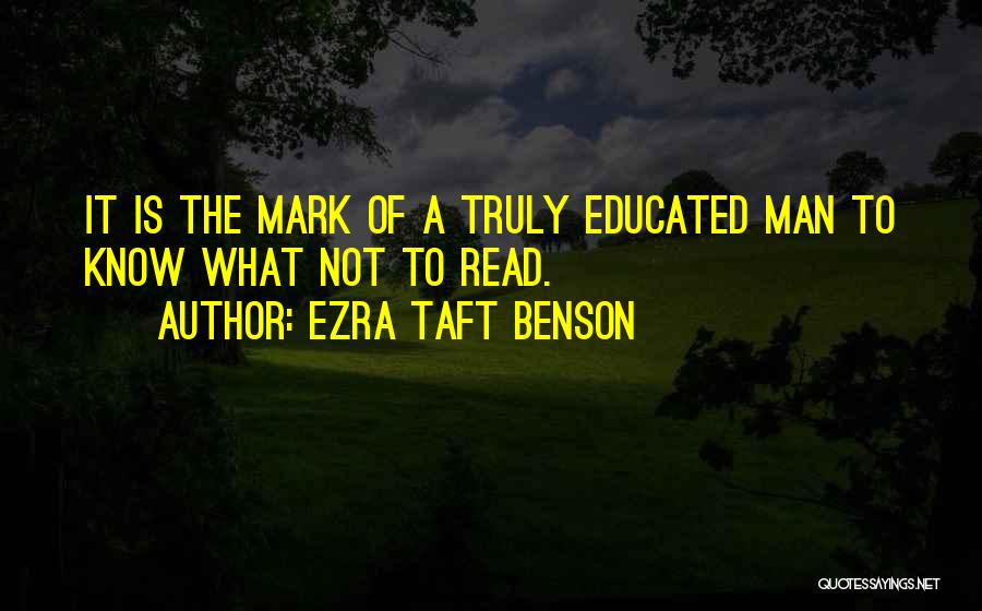 Homeschooling Education Quotes By Ezra Taft Benson